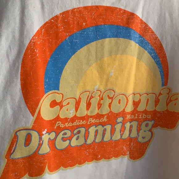 Très Bien “California Dreaming” Retro Crop Top - Picture 3 of 7